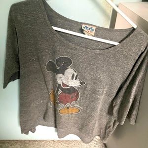 VTG Disney Junk Food Mickey Mouse California Crew Neck shirt made in usa large